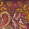 Burgundy and Gold Scarf