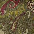 Olive & Burgundy Scarf