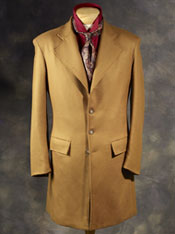Tan Frock Coat Front