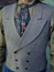 Grey Double Breasted Vest