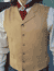 Tan Notch Lapel Vest