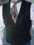 Black Shawl Lapel Vest