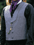 Grey Shawl Lapel Vest
